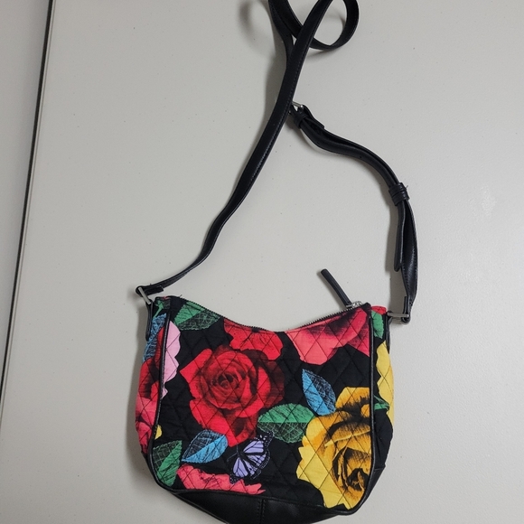 Vera Bradley Mini Vivian Crossbody  Havana Rose Shoulder Bag. - Picture 2 of 12